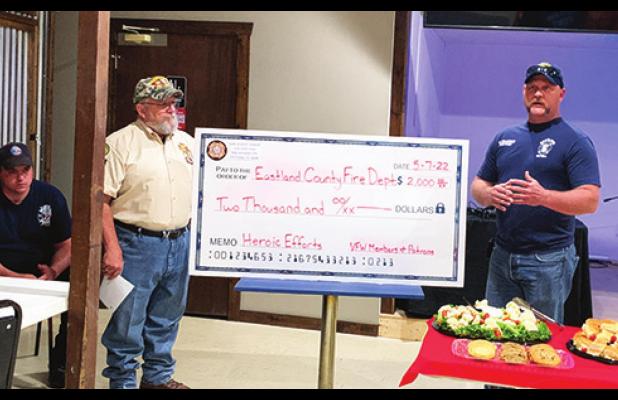 VFW shows appreciation to County Fire Departments