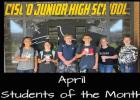 Cisco Jr. High April Students of the Month