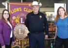 David Hullum visits with Ranger Lions
