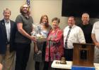 Rotary Club of Cisco Presents Gay Wolford With a Retirement Gift
