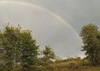 Beautiful double rainbow near Gorman this weekend.