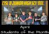 Cisco Jr. High April Students of the Month